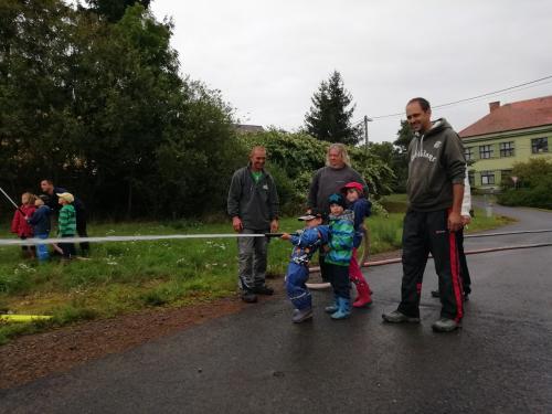 Trénink malých dobrovolných hasičů 07.09.2019